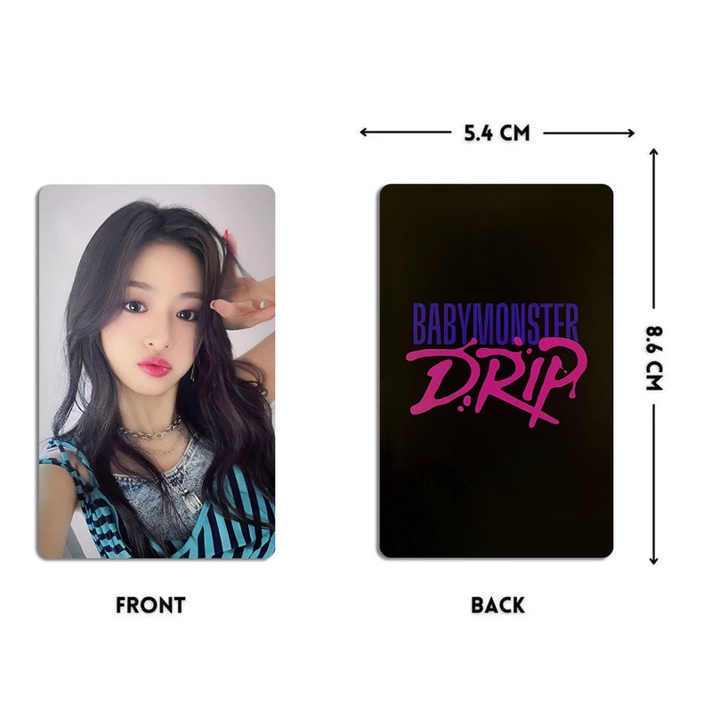Babymonster Monster K4 Special Small Card Drip Peripheral Small Card Yg Flash Special Small Card Random Card - Image 5